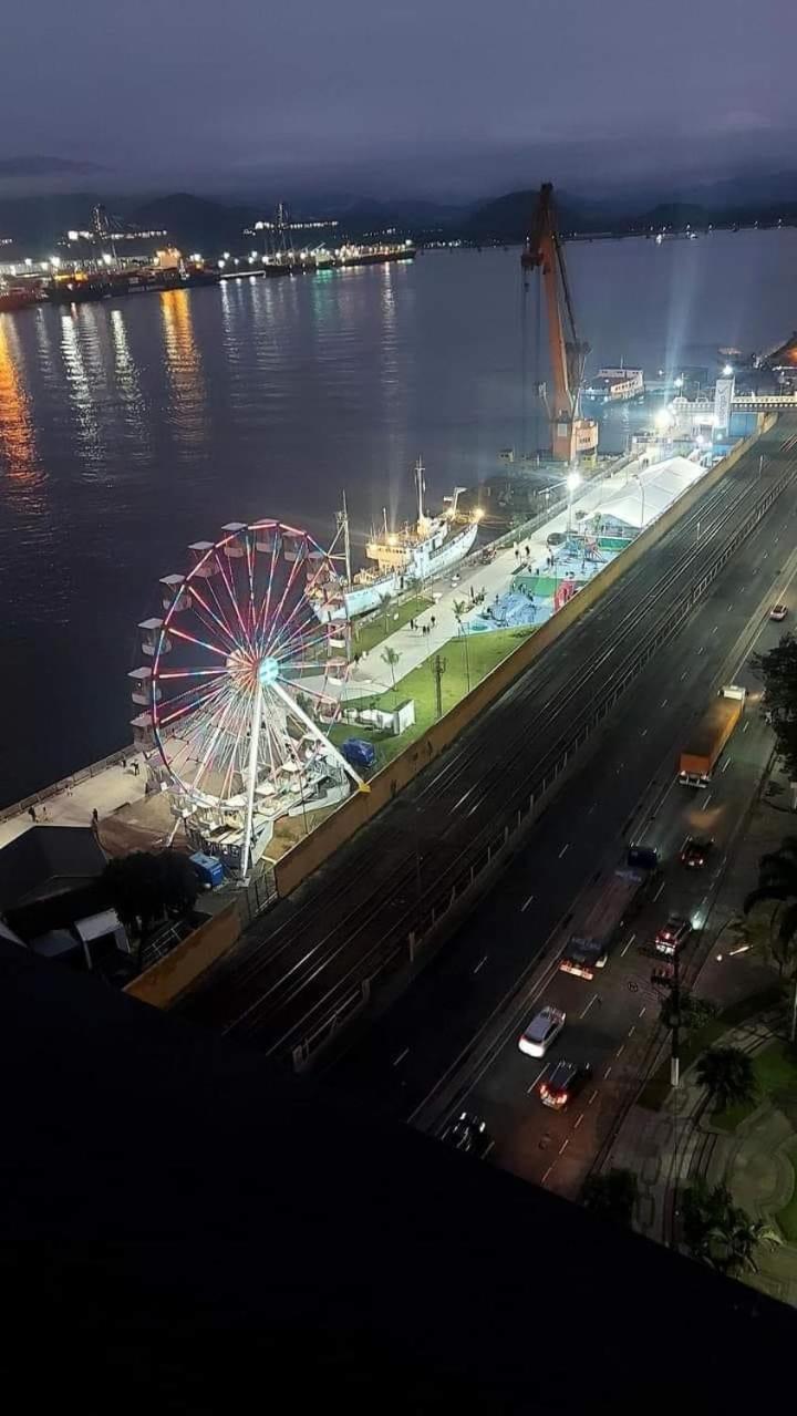 Apartamento Em Santos No Gonzaga Em Frente A Praia Εξωτερικό φωτογραφία